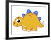 Cute Illustration of a Stegosaurus-Stocktrek Images-Framed Photographic Print