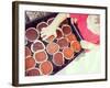 Cute Kid Helping in Making Cupcake with Shallow Depth of Field-zurijeta-Framed Photographic Print