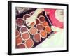 Cute Kid Helping in Making Cupcake with Shallow Depth of Field-zurijeta-Framed Photographic Print