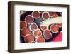 Cute Kid Helping in Making Cupcake with Shallow Depth of Field-zurijeta-Framed Photographic Print