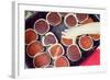 Cute Kid Helping in Making Cupcake with Shallow Depth of Field-zurijeta-Framed Photographic Print