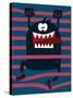 Cute Monster Vector Character Design-braingraph-Stretched Canvas