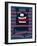 Cute Monster Vector Character Design-braingraph-Framed Art Print