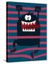 Cute Monster Vector Character Design-braingraph-Stretched Canvas