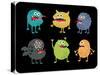 Cute Monsters Set.-panova-Stretched Canvas