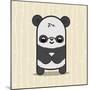 Cute Panda-Jace Grey-Mounted Art Print