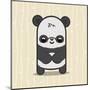 Cute Panda-Jace Grey-Mounted Art Print