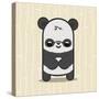 Cute Panda-Jace Grey-Stretched Canvas