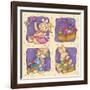 Cute Rabbit-Maria Trad-Framed Giclee Print