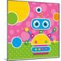 Cute Robot Greeting Card-Jelena Z-Mounted Art Print