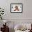 Cute Toy Poodle Resting on Bed-Lim Tiaw Leong-Framed Photographic Print displayed on a wall