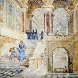 Design for the Interior Staircase of Leeds Town Hall-Cuthbert Brodrick-Giclee Print