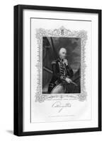 Cuthbert Collingwood, 1st Baron Collingwood, British Admiral of the Royal Navy, 19th Century-William Finden-Framed Giclee Print