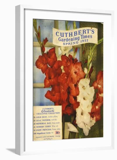 Cuthbert's Gardening Times, 1957, UK-null-Framed Giclee Print