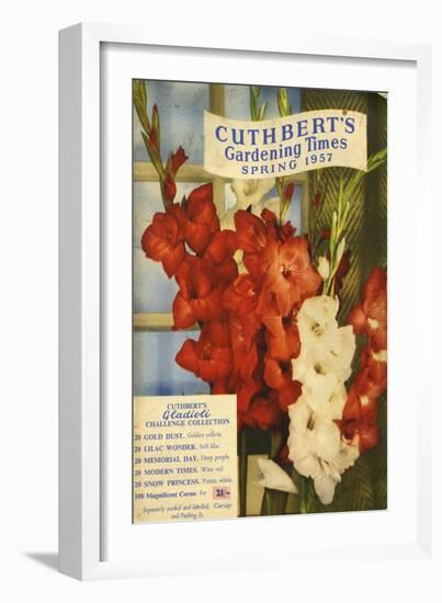 Cuthbert's Gardening Times, 1957, UK-null-Framed Giclee Print