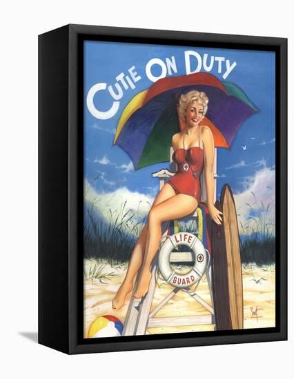 Cutie on Duty-Scott Westmoreland-Framed Stretched Canvas