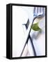 Cutlery with a Corn Salad Leaf-Dorota & Bogdan Bialy-Framed Stretched Canvas