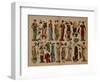 Cutout Paper Dolls, Neuruppiner Bilderbogen, C.1910-null-Framed Giclee Print