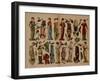 Cutout Paper Dolls, Neuruppiner Bilderbogen, C.1910-null-Framed Giclee Print