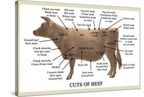 Cuts of Beef-Take 27 LTD-Stretched Canvas