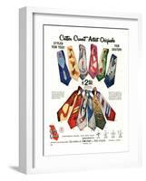 Cutter Cravat, Magazine Advertisement, USA, 1950-null-Framed Giclee Print