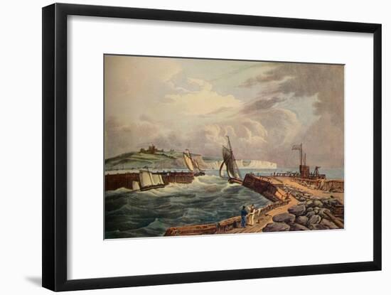 Cutter Entering Dover Harbour, 1819-Robert Havell-Framed Giclee Print