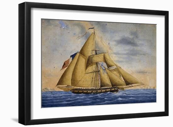 Cutter from French War, 19th Century-null-Framed Giclee Print