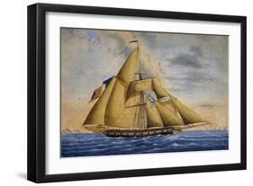 Cutter from French War, 19th Century-null-Framed Giclee Print