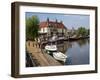 Cutter Inn, River Ouse, Ely, Cambridgeshire, England, United Kingdom, Europe-Ken Gillham-Framed Photographic Print