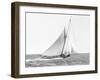 Cutter sailing on the ocean, 1910-null-Framed Art Print