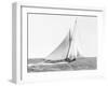 Cutter sailing on the ocean, 1910-null-Framed Art Print