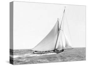 Cutter sailing on the ocean, 1910-null-Stretched Canvas