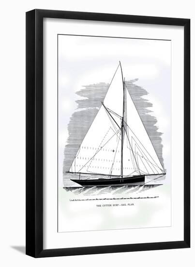 Cutter Surf-Charles P. Kunhardt-Framed Art Print