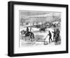 Cutting and Storing Ice on the Hudson River, New York, USA, 1875-Lumley-Framed Giclee Print