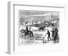 Cutting and Storing Ice on the Hudson River, New York, USA, 1875-Lumley-Framed Giclee Print