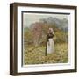 Cutting Cabbages, Allingh-Helen Allingham-Framed Art Print