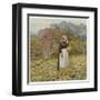 Cutting Cabbages, Allingh-Helen Allingham-Framed Art Print