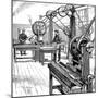 Cutting Coin Blanks from Metal Strips, Royal Mint, London, 1897-null-Mounted Giclee Print