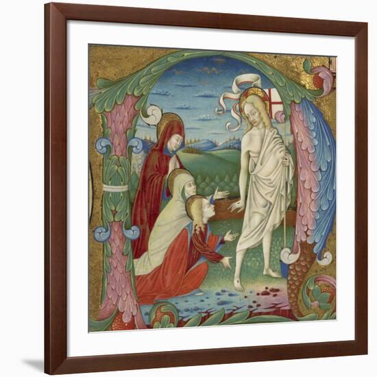 Cutting from an Antiphonal-Bartolomeo Rigossi da Gallarate-Framed Art Print