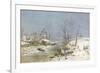 Cutting Ice for the Icehouse-Charles Brooke Branwhite-Framed Giclee Print