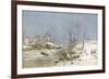 Cutting Ice for the Icehouse-Charles Brooke Branwhite-Framed Giclee Print