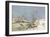 Cutting Ice for the Icehouse-Charles Brooke Branwhite-Framed Giclee Print