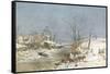 Cutting Ice for the Icehouse-Charles Brooke Branwhite-Framed Stretched Canvas