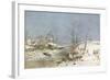 Cutting Ice for the Icehouse-Charles Brooke Branwhite-Framed Giclee Print