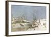 Cutting Ice for the Icehouse-Charles Brooke Branwhite-Framed Giclee Print