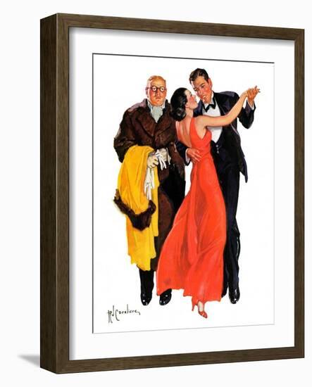 "Cutting In,"December 7, 1935-R.J. Cavaliere-Framed Premium Giclee Print