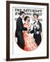 "Cutting In," Saturday Evening Post Cover, September 15, 1923-Alan Foster-Framed Giclee Print