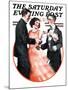 "Cutting In," Saturday Evening Post Cover, September 15, 1923-Alan Foster-Mounted Giclee Print