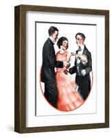 "Cutting In,"September 15, 1923-Alan Foster-Framed Giclee Print