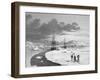 Cutting into Winter Island-Edward Finden-Framed Giclee Print